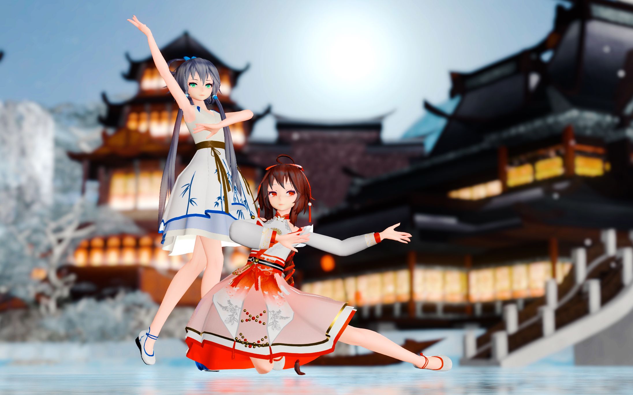 【洛天依/乐正绫】霜雪千年_哔哩哔哩_bilibili