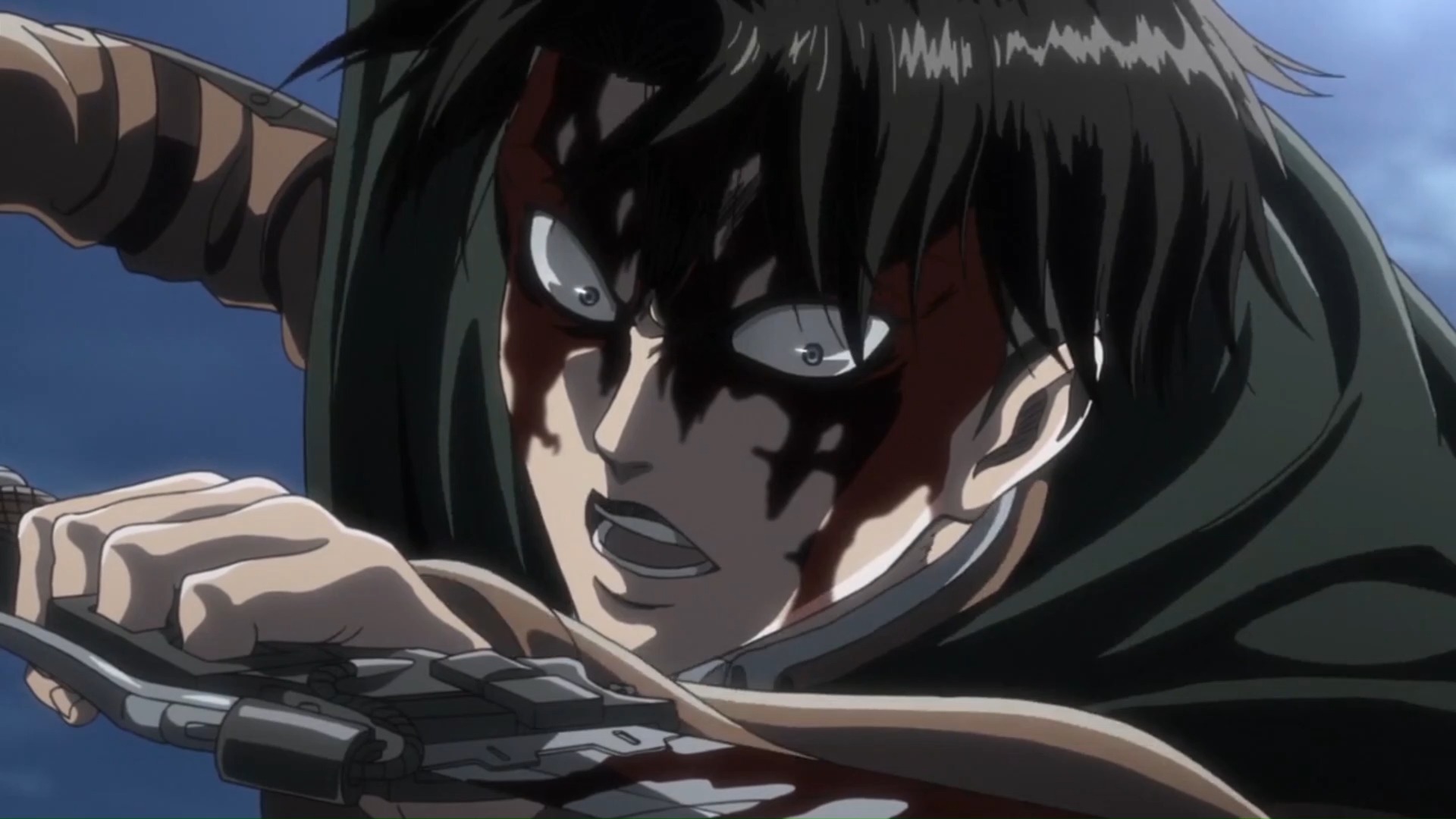 【再看亿遍】利威尔兵长超燃片段 #兵长砍猴#女巨人