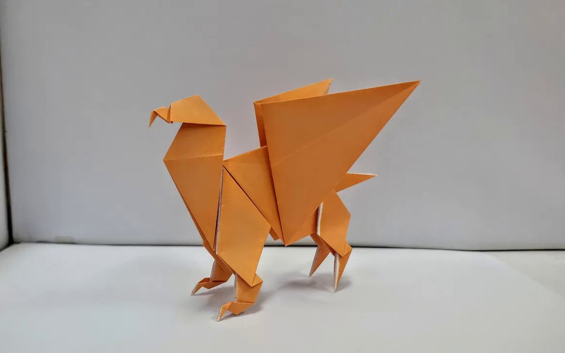 【origami tutorial】狮鹫折纸教程origami griffin easy