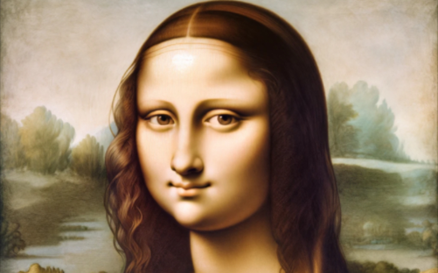 ai绘画 gpt不同画家笔下的蒙娜丽莎