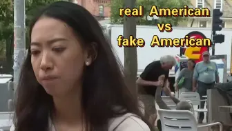 虚假的美国人还在废话连篇时，真正的美国人已经打成一片了（物理上）