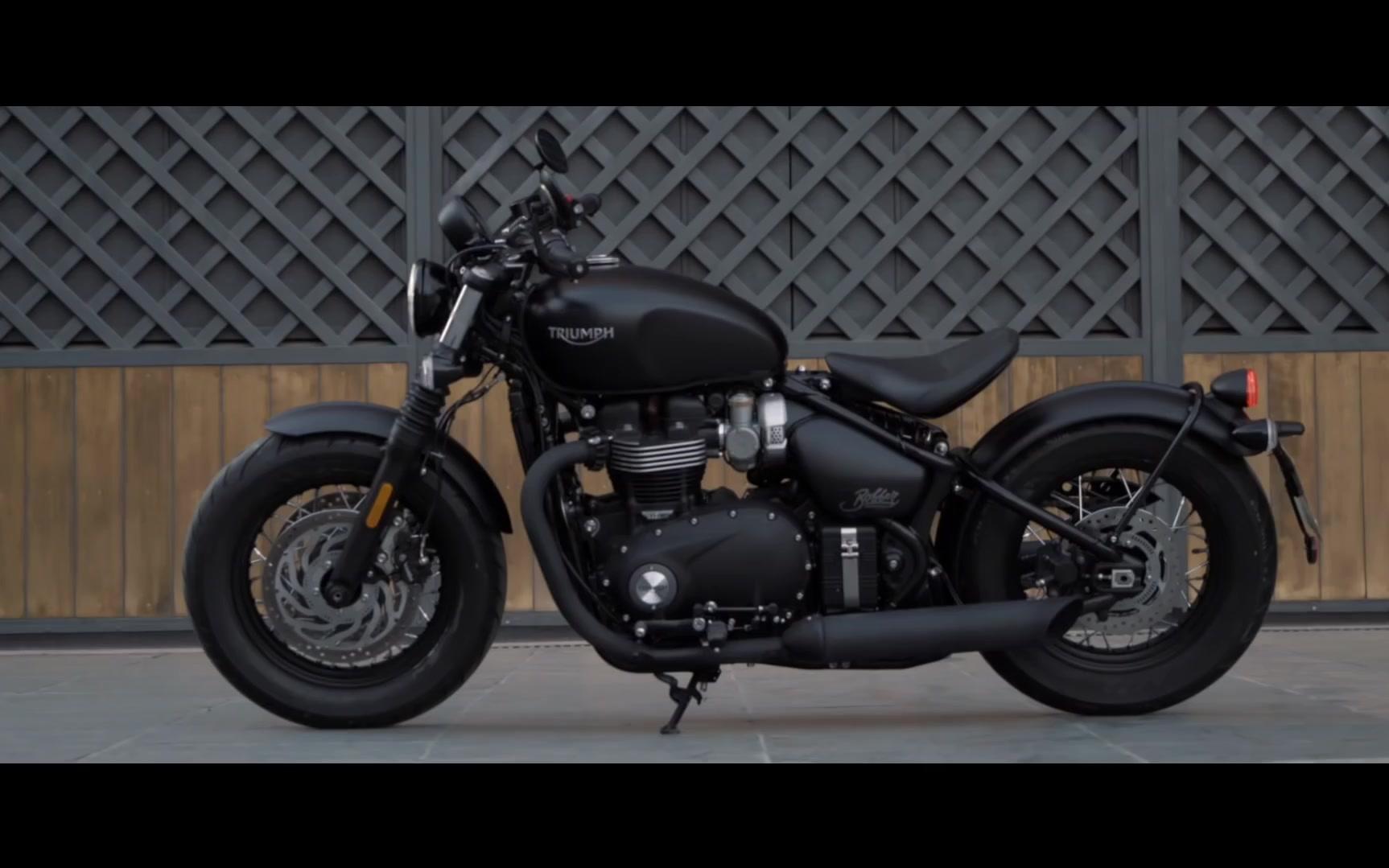 凯旋 nueva bonneville bobber black