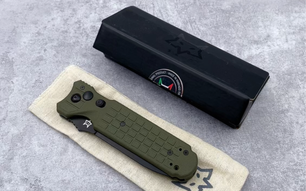 意大利狐狸448侧跳,铁血战士,g10手柄,全钢衬,n690刃材