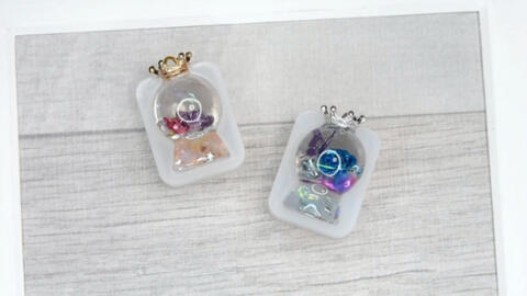 日本resin ｕｖレジン アルミホイルで雫とハートresin 哔哩哔哩