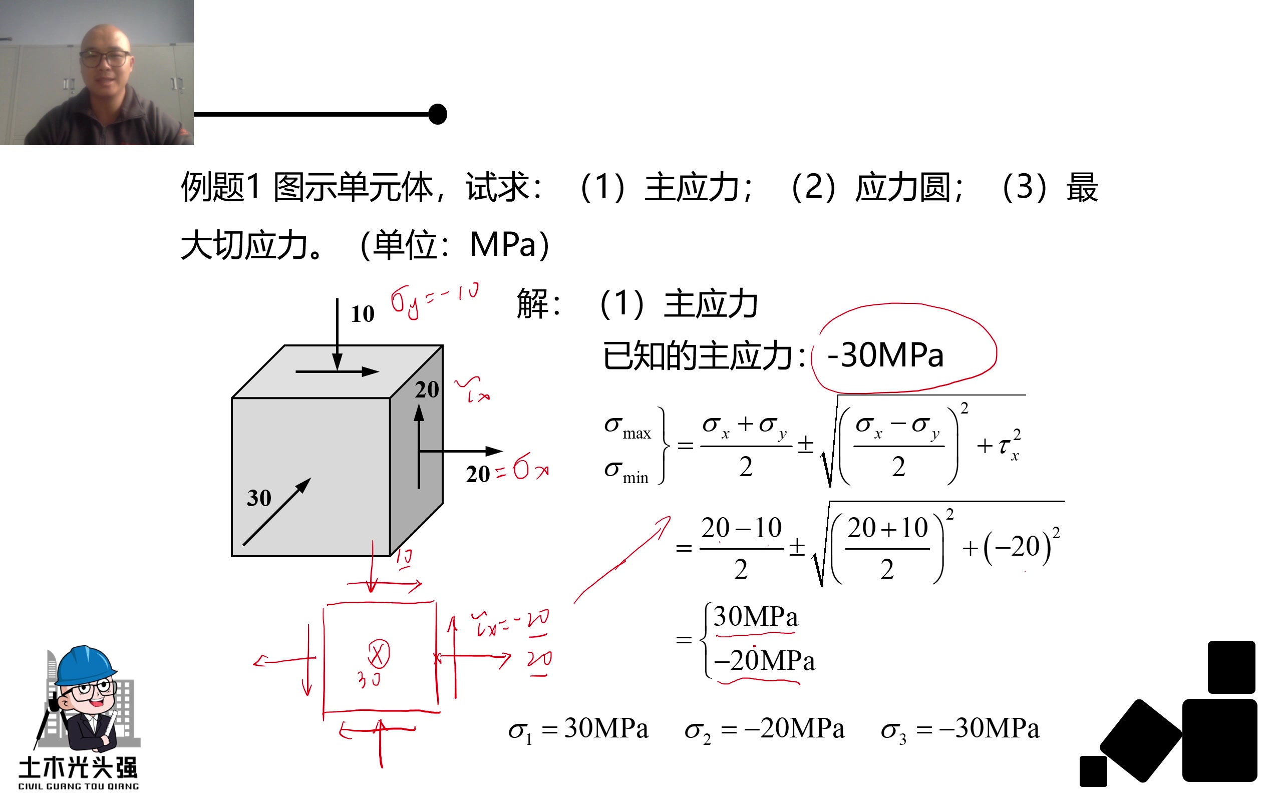 截面的应力分布图图片