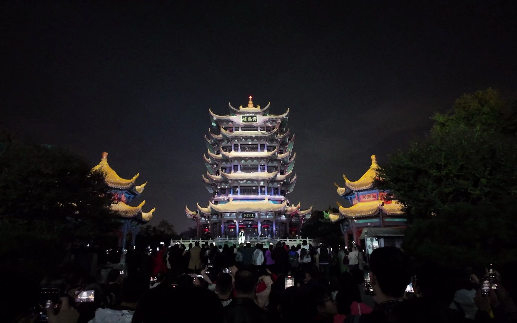 大疆pocket3在4k60帧模式下录制武汉黄鹤楼灯光秀-氯化钠君-氯化钠君