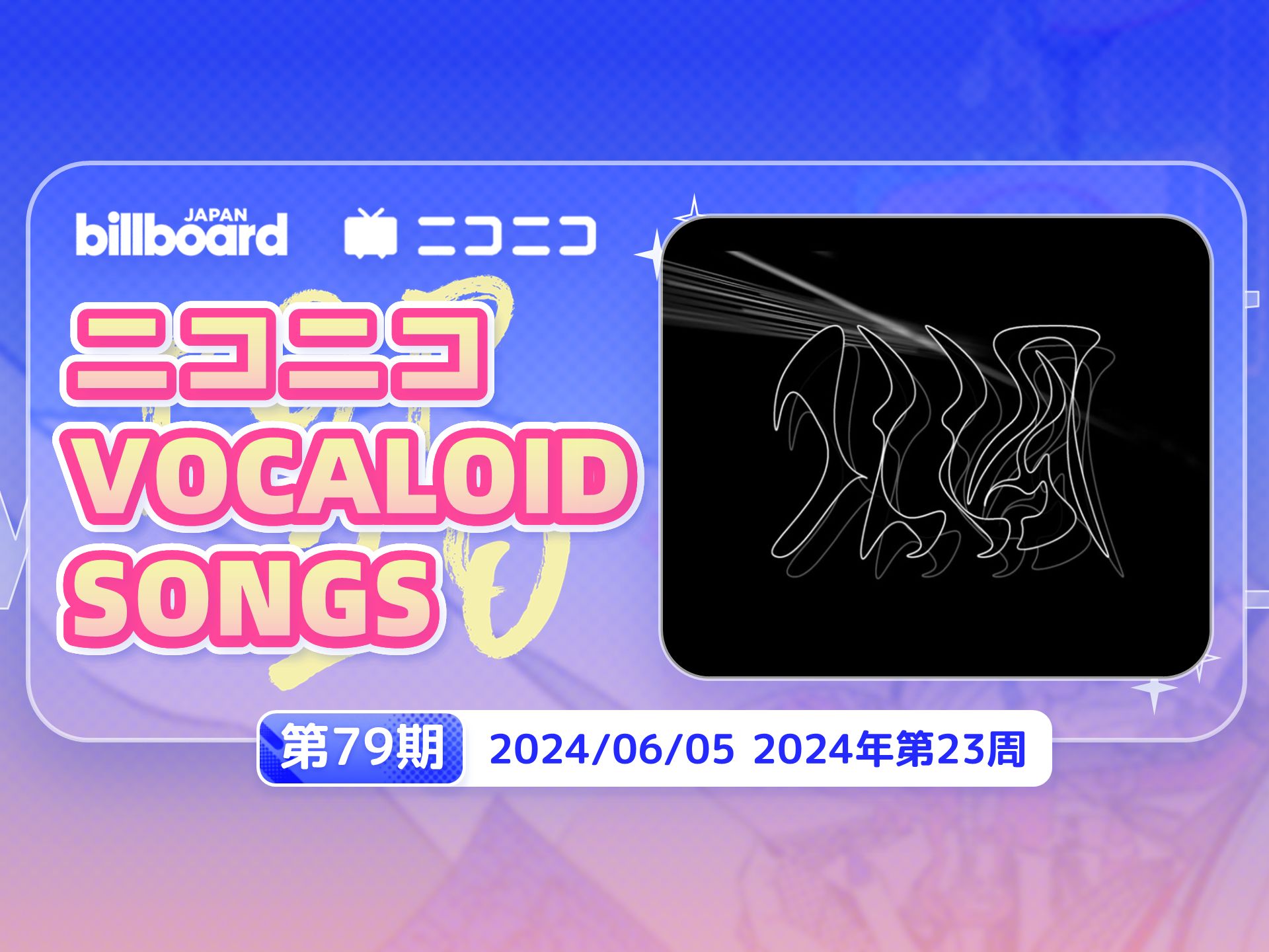 billboard术力口周榜 2024/06/05 2024年第23周(第79期)