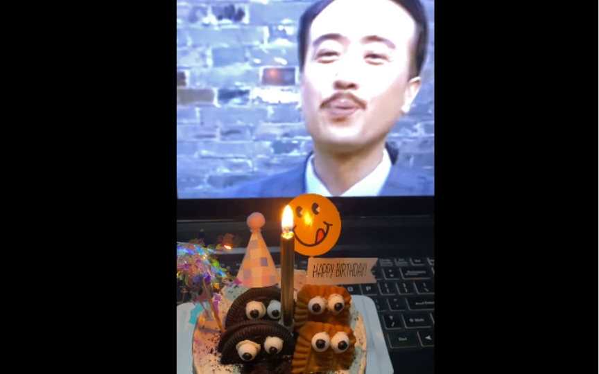 于和伟老师吹蜡烛