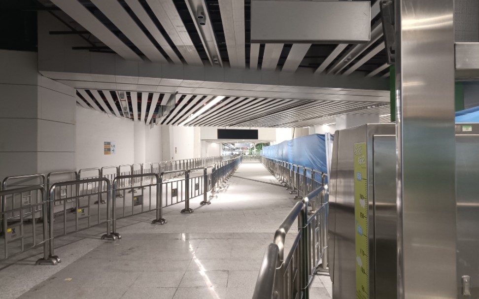 [深圳地铁] 黄木岗站南北站厅贯通了?_哔哩哔哩_bilibili