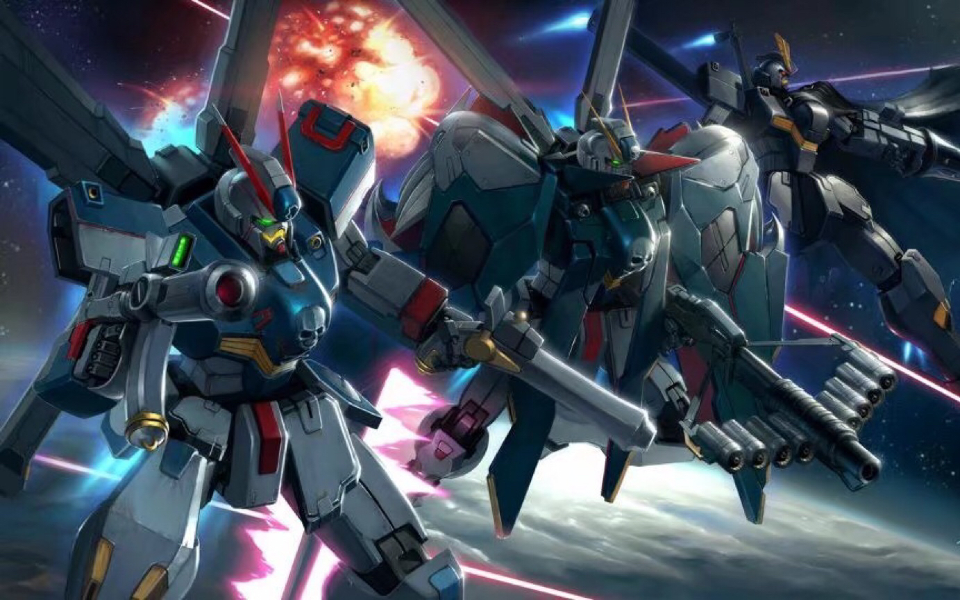 "全装海盗高达x1 海盗高达x3 海盗高达x1特辑混剪 敢达 争锋对决