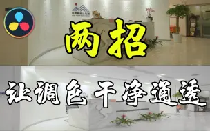 Download Video: 达芬奇调色实战 | 如何调出一个干净 通透的画面