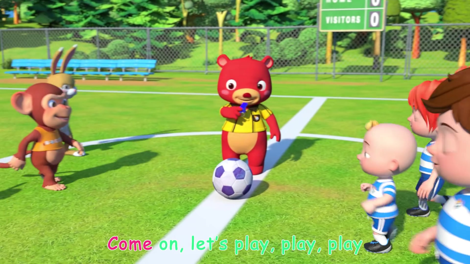 [图]The Soccer Song (Football Song) - CoCoMelon （ABC Kid TV）1080P