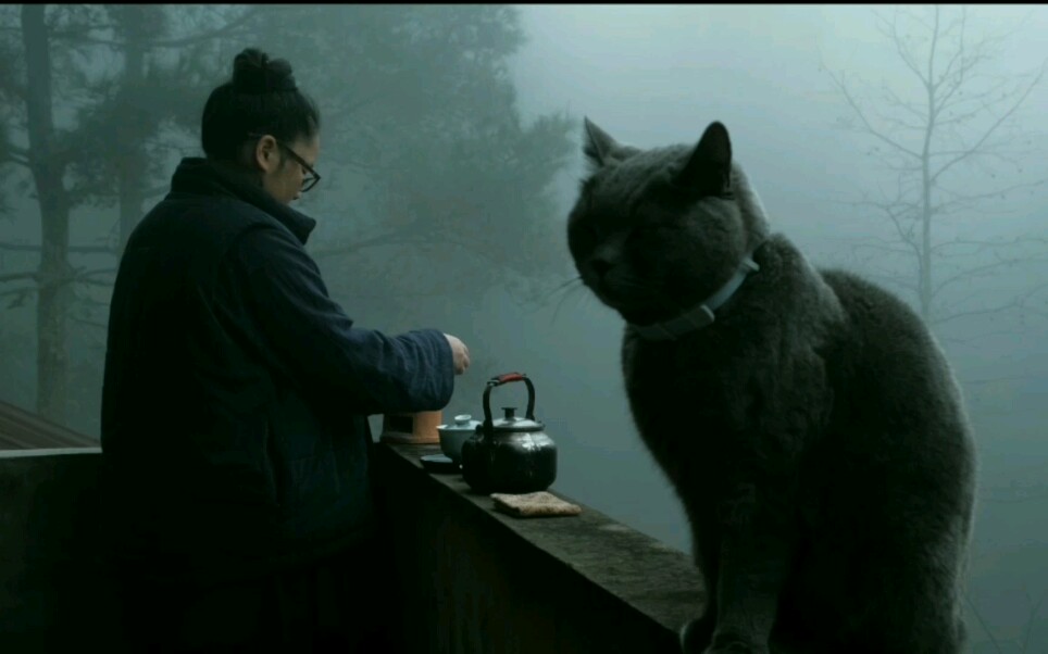 [图]小道士赤童的日常｜我看群山山看我，晴窗浮绿一杯茶。