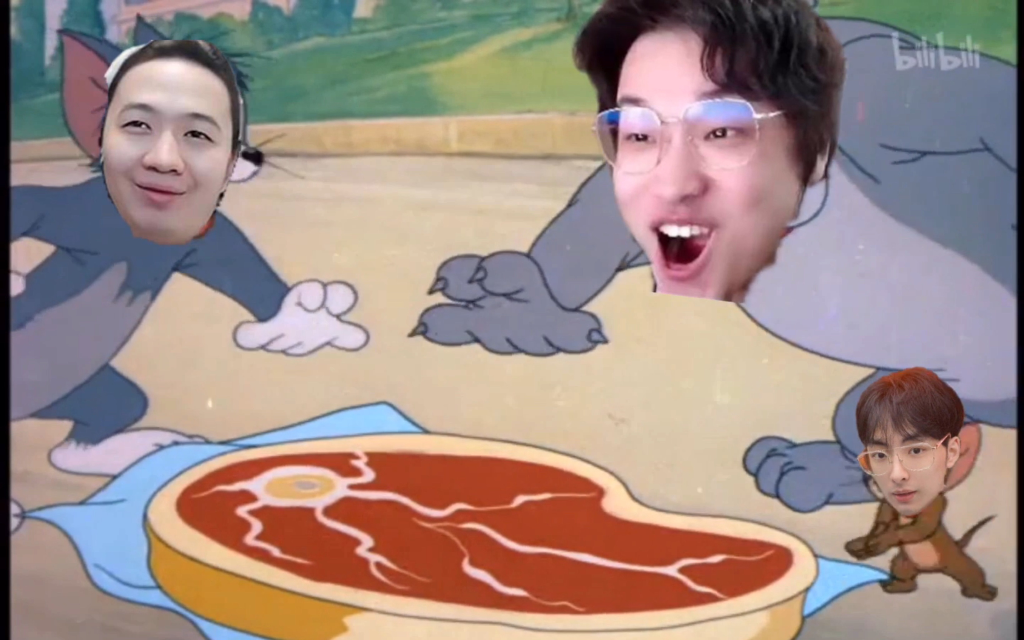 [赖神 德华 树叶]猫和老鼠鬼畜 休战伤害中的分肉风波(第一次做这种