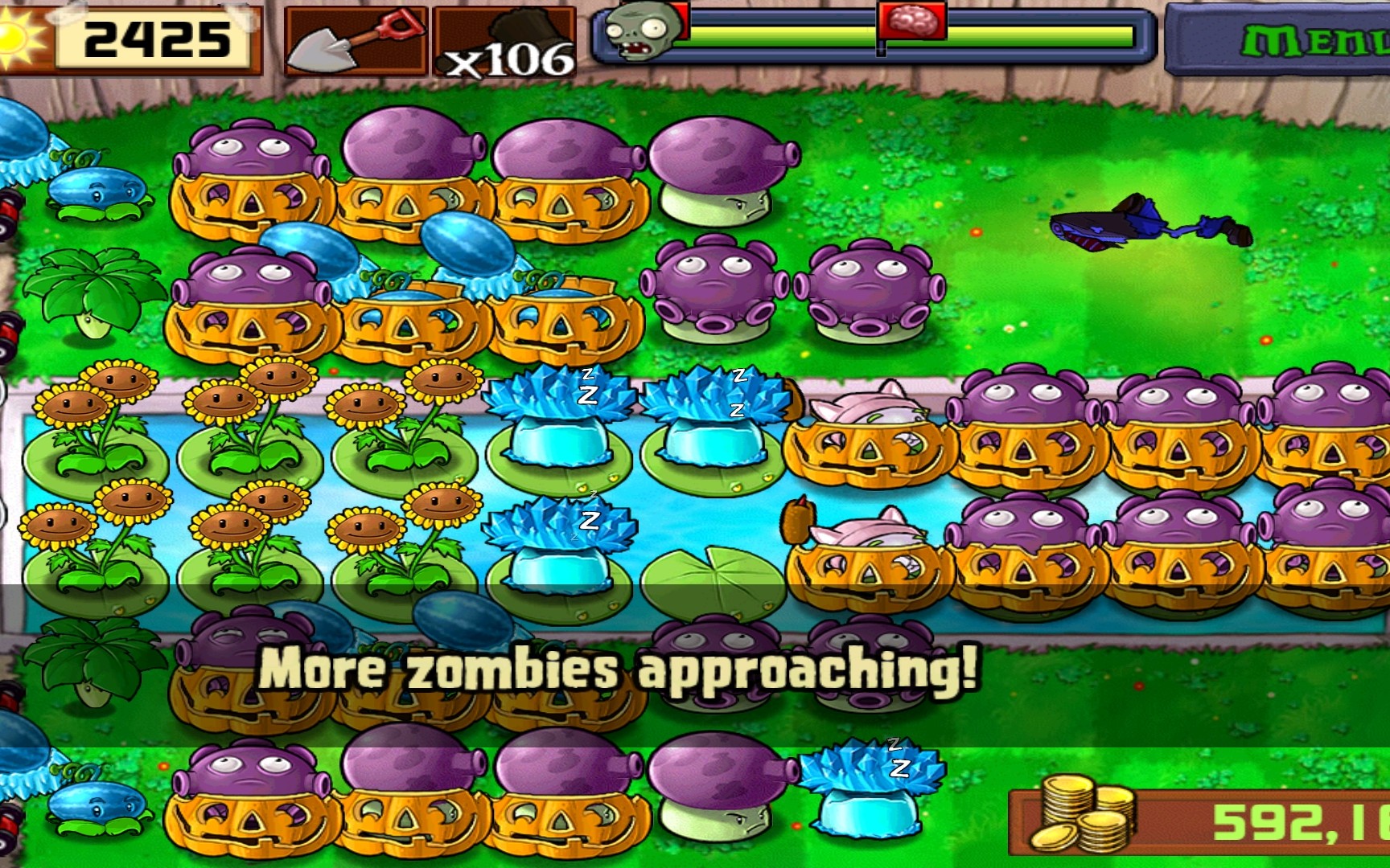 【植物大战僵尸北美版】北美无炮微改石英钟开局 第一期试做_哔哩哔哩