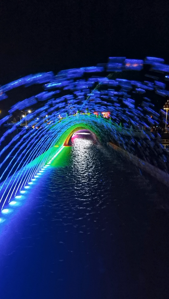 云南省普洱市澜沧拉祜族自治县美丽夜景