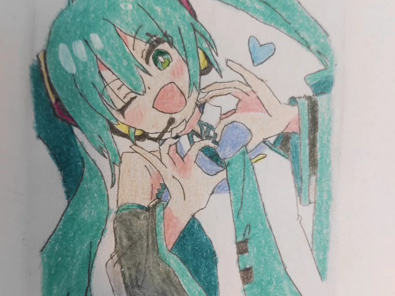 每日一画初音