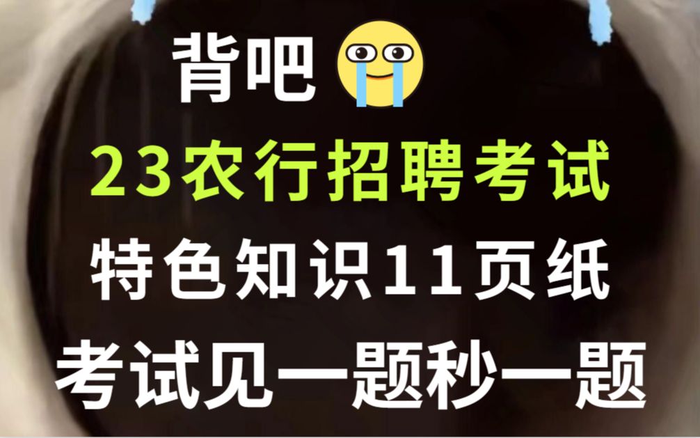 [图]【2023年农业银行招聘考试】特色知识必背11页纸 无痛听高频考点 听完考试见一题秒一题！你就是黑马！中国农业银行校园招聘考点会计经济金融综合知识行测法律岗