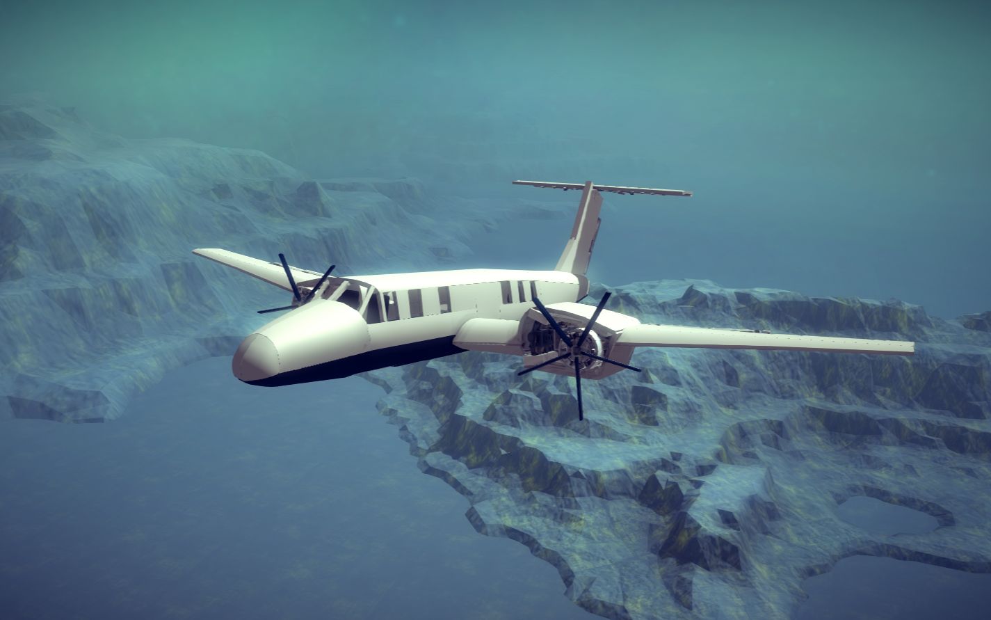 【besiege】当萌新第一次给风扇发动机固定翼飞机蒙皮