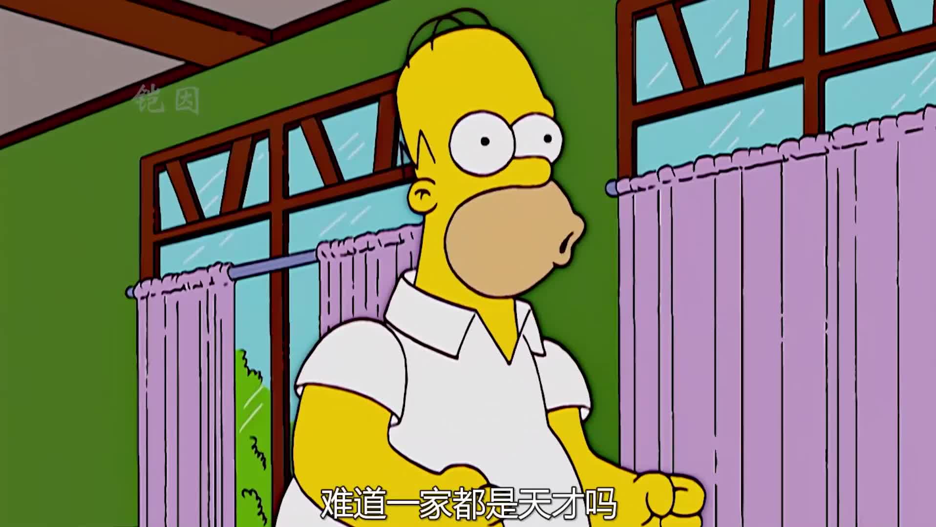 辛普森一家,麦琪是个百年不遇的天才,丽莎导致家人被巨人吞下