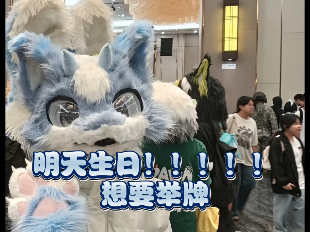 明天生日啦!想要举牌_(:з」∠)