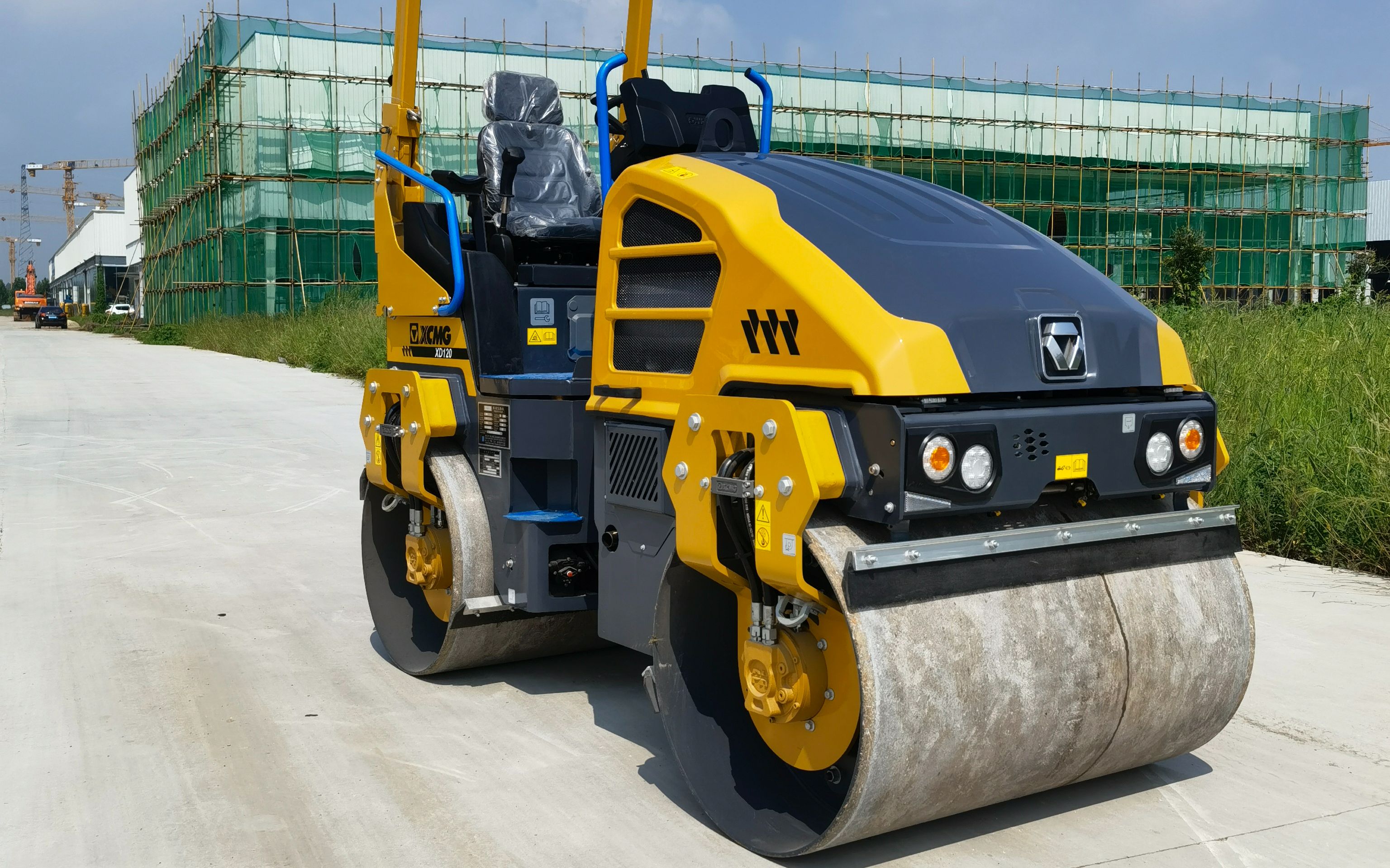 徐工xd120 小型压路机高清视频图 - 外观
