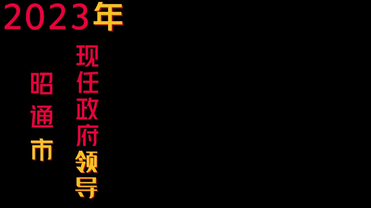 云南省昭通市政府领导人物,市长和9位副市长,你认识几位呢哔哩哔哩bilibili