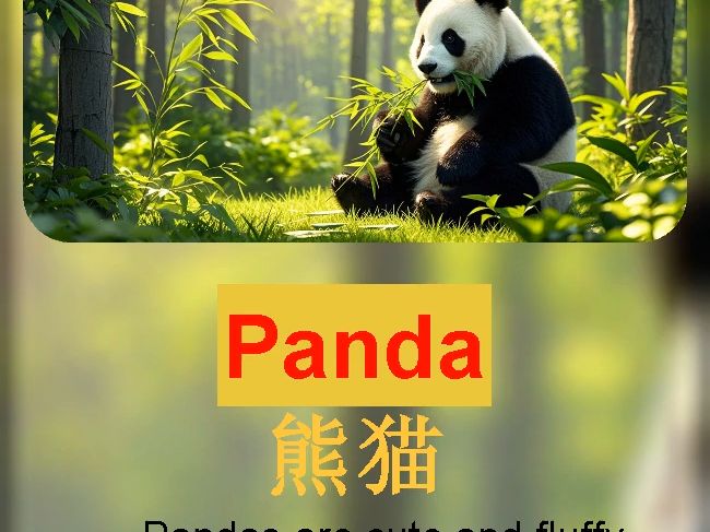 英语小短文跟读||熊猫--panda