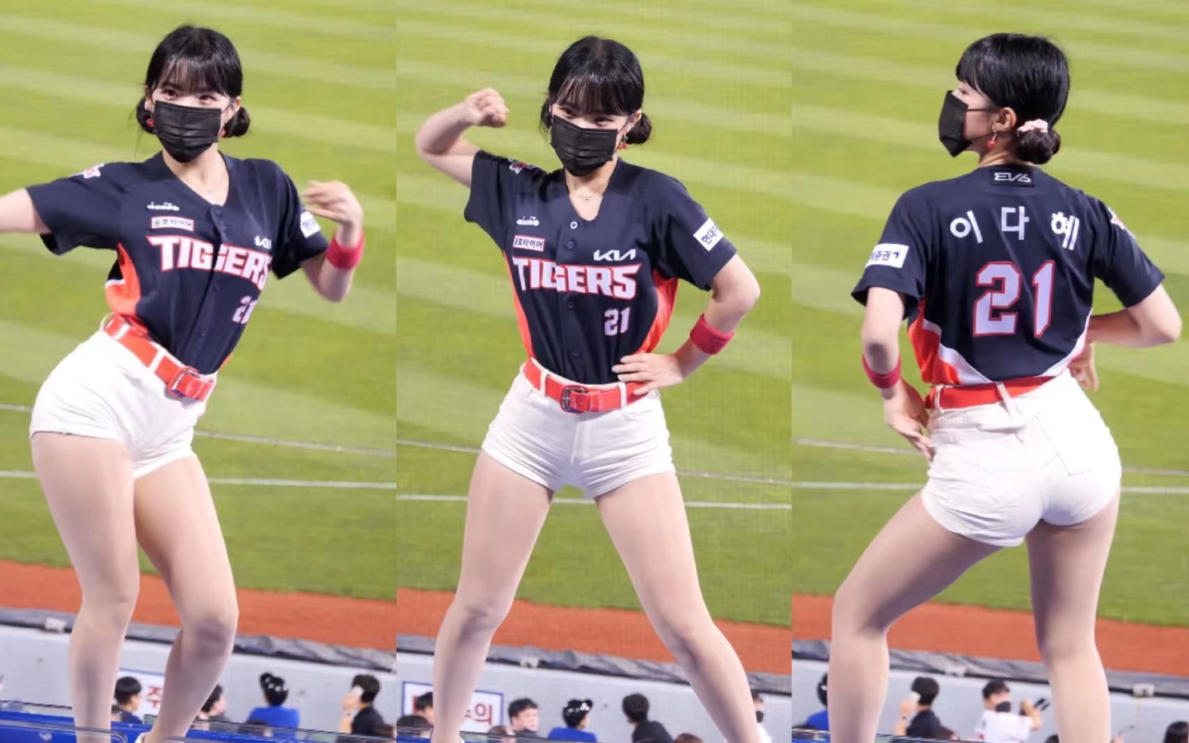 [图][4k] Lee DaHye Cheerleader fancam 220714 韩国啦啦队长李多惠 现场饭拍