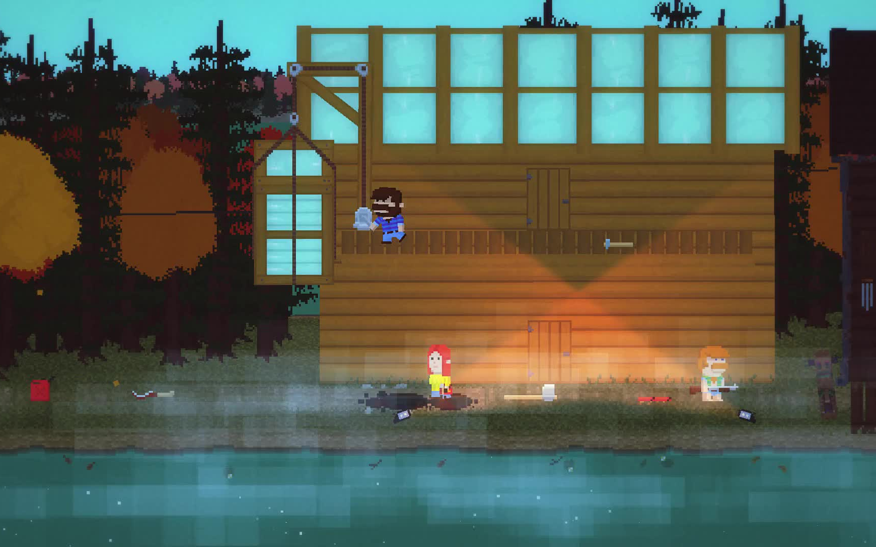 【恐怖熊】恐怖游戏《湖边小屋合集版》镇定解说(转载完毕)