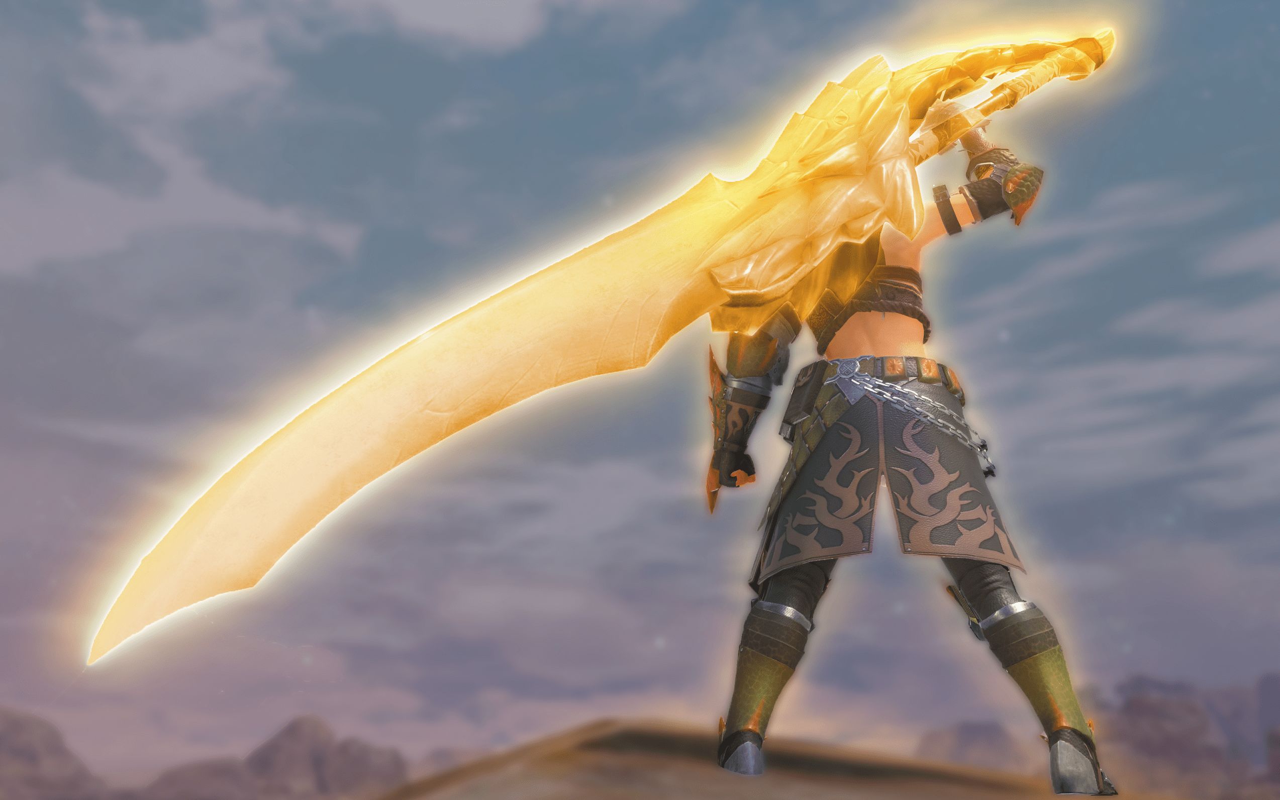 [mhrs] 怪物猎人崛起 曙光 - 大剑是如此的美丽 [great sword is