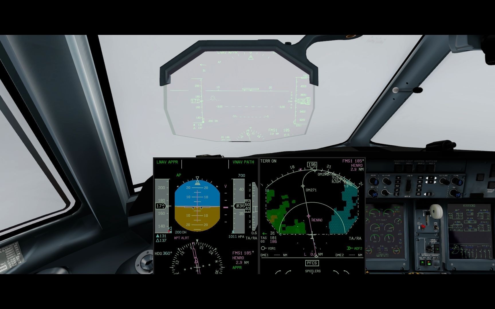 [图]【P3D】Dash8-Q400 风雪天落地松山