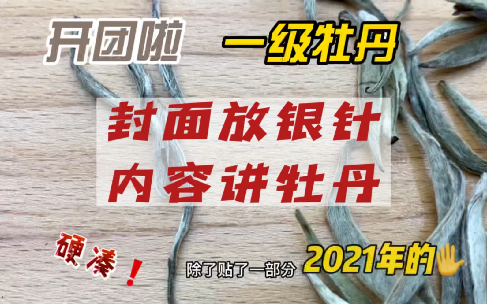 牡丹终于可以开团了,云南银针的素材也找到了,两个茶一起讲哔哩哔哩bilibili