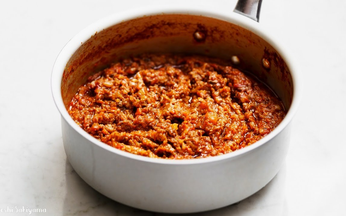 ikashiya如何制作肉酱meatsauce