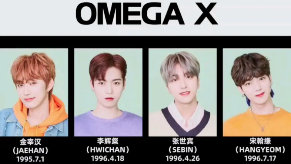 【OMEGA X ｜认人图】新人粉，三张图简单直接粗暴带你认识欧人!_ 