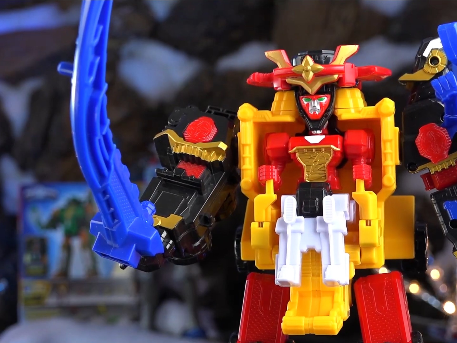手里剑神～dx ninja steel megazord review!