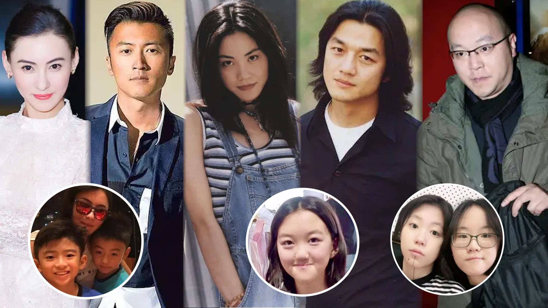 绕晕了!5个大人7个娃,王菲李亚鹏谢霆锋家孩子之间的关系好复杂