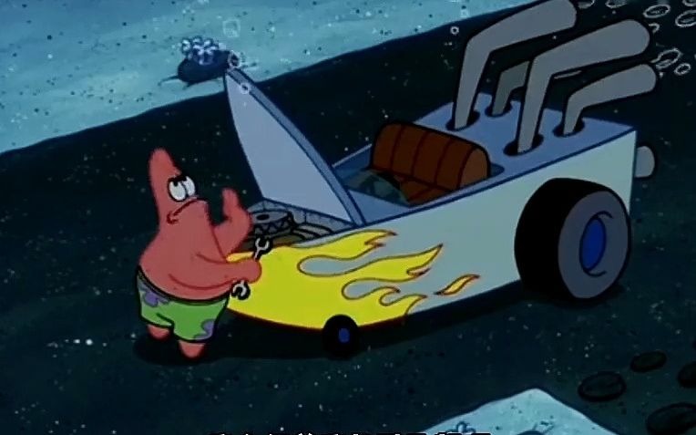 海绵宝宝派大星竟然学会了开车,拿到了驾照#海绵宝宝 #动漫 #童年回忆