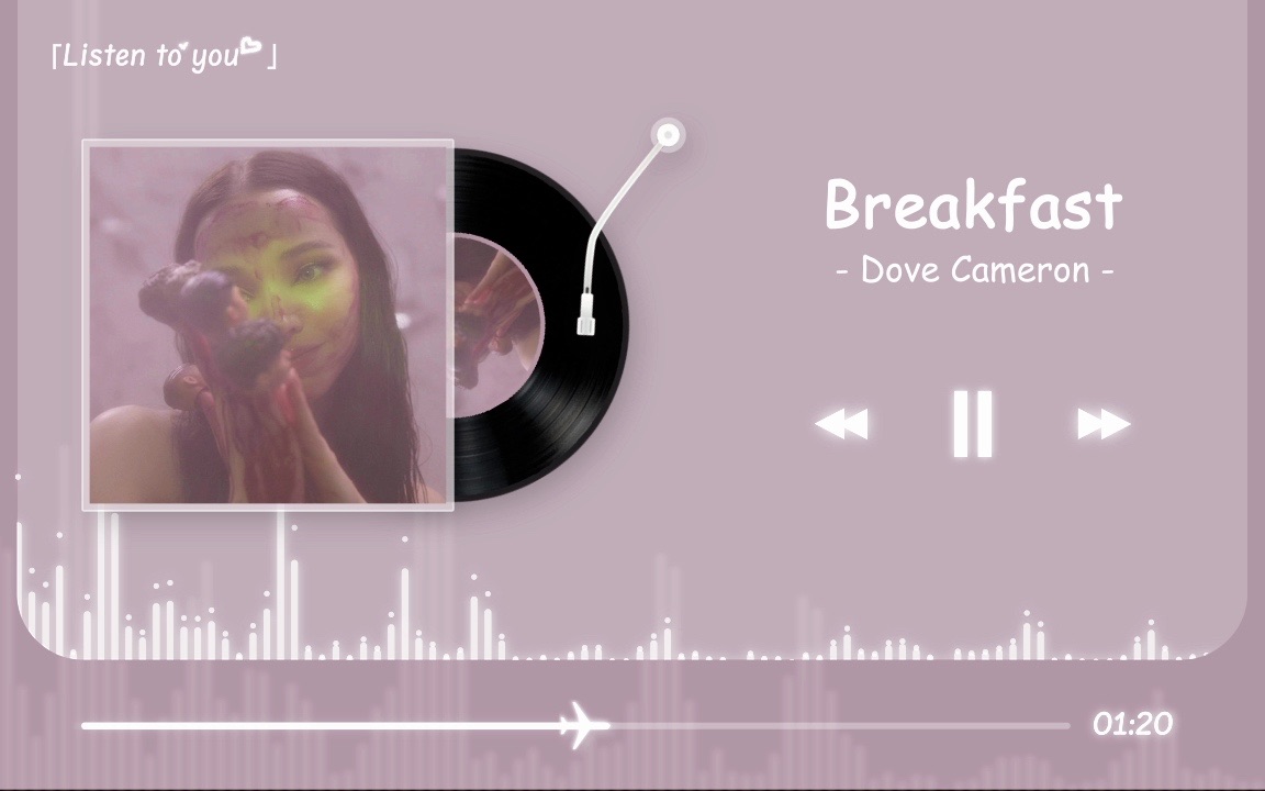 【日推歌单|R&B 】＂哇,姐姐好拽好酷,我好爱!＂|Breakfast  Dove Cameron哔哩哔哩bilibili