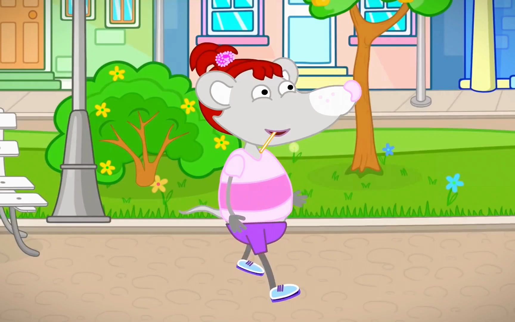 鼠大王发现了一架彩色飞碟 并在房间到处乱飞 怎么回事呢