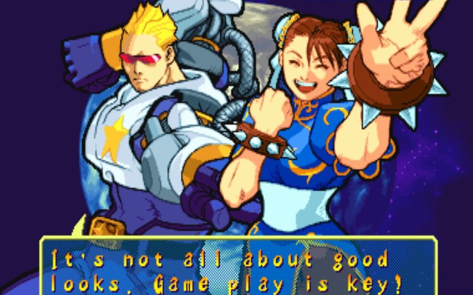 街机 漫画英雄对卡普空:超级英雄的碰撞(亚洲版980123)(格斗对打)(锁