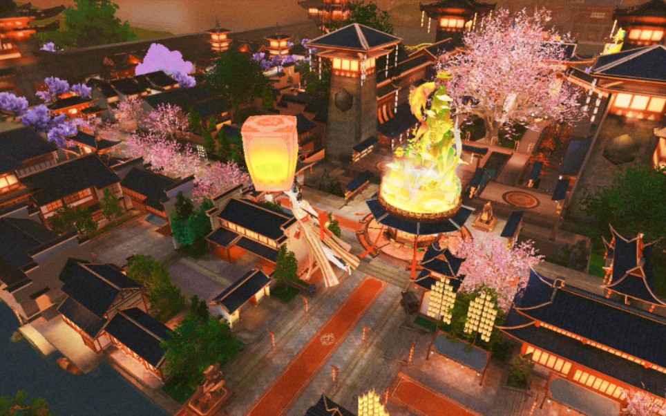 【一梦江湖】金陵奇妙会限时地图留念