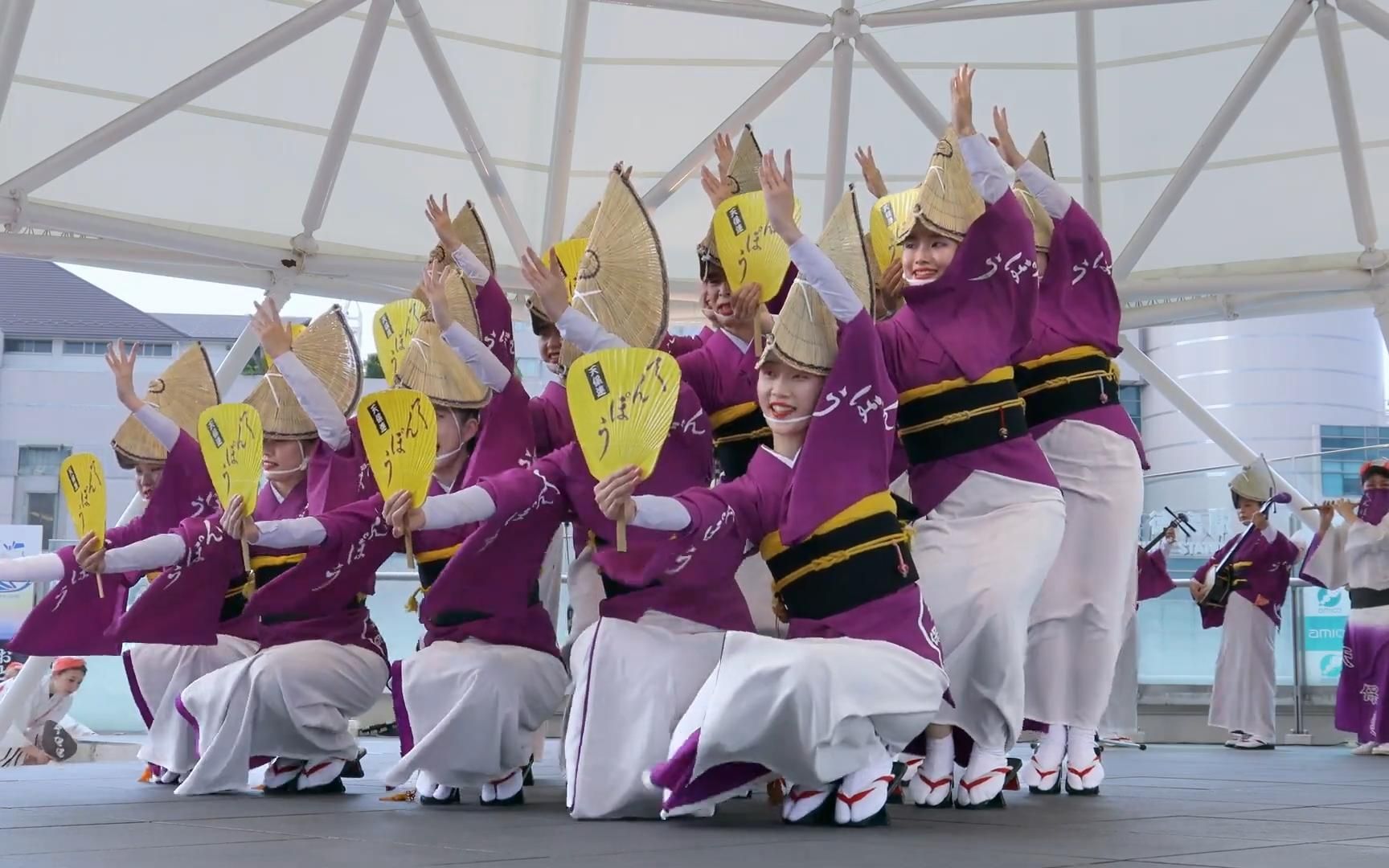 日本中元节的民族舞蹈-阿波踊り