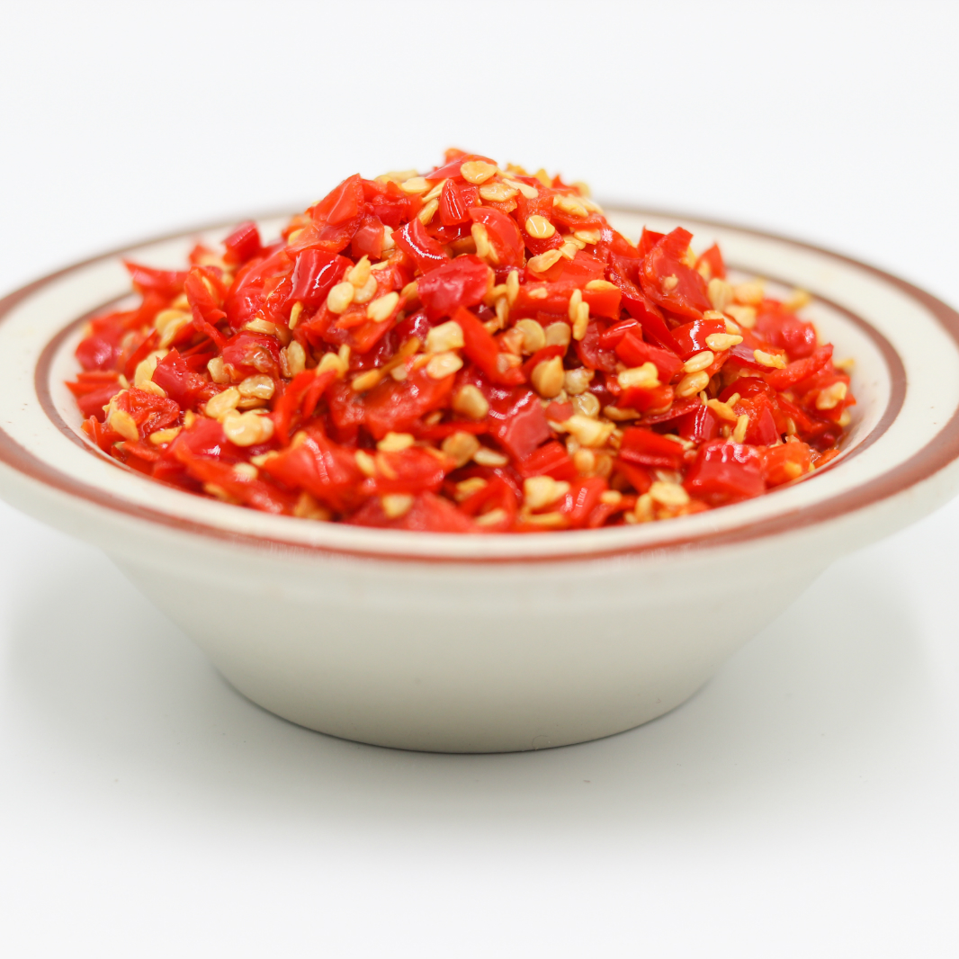 湘菜之魂--湖南小米红剁椒坛香四溢香脆爽口