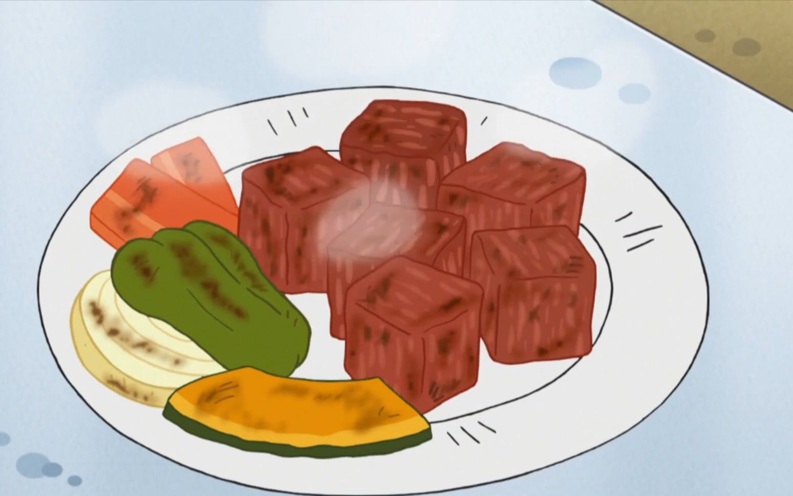 (蜡笔小新美食合集87 冰淇淋 料理 咖喱饭 松茸料理 烤肉 松饼)_哔哩
