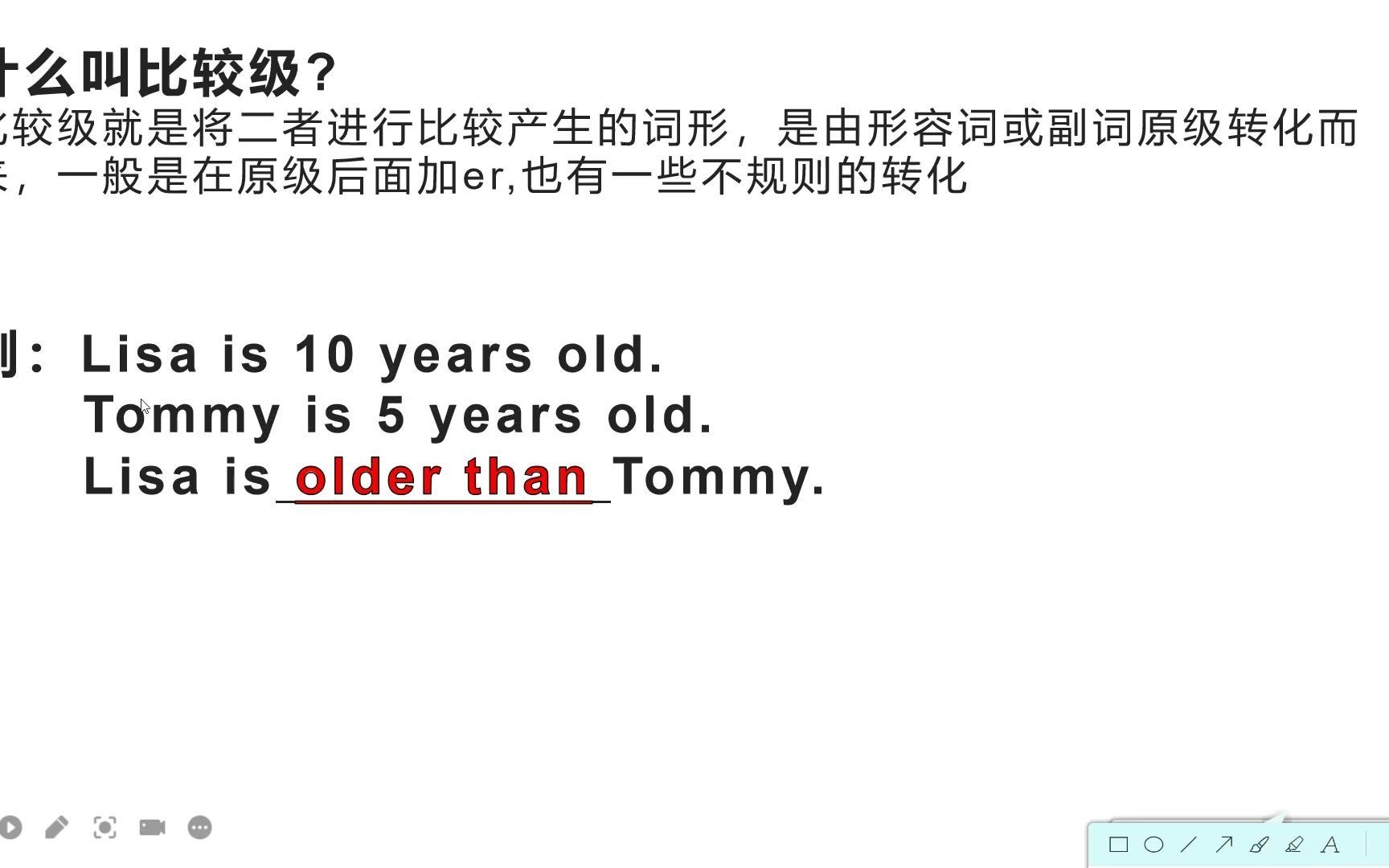 什么是形容词和副词的比较级大家一起来扫盲英语语法初级哔哩哔哩bilibili