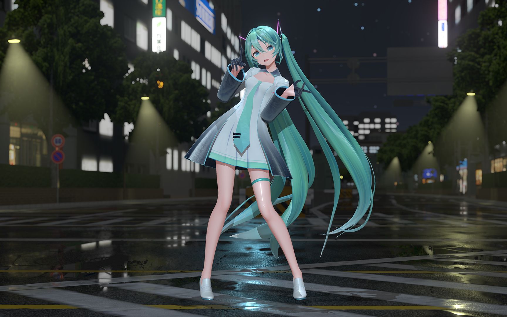 [图]YYB式初音 - ラビットホール [4K/MMD]