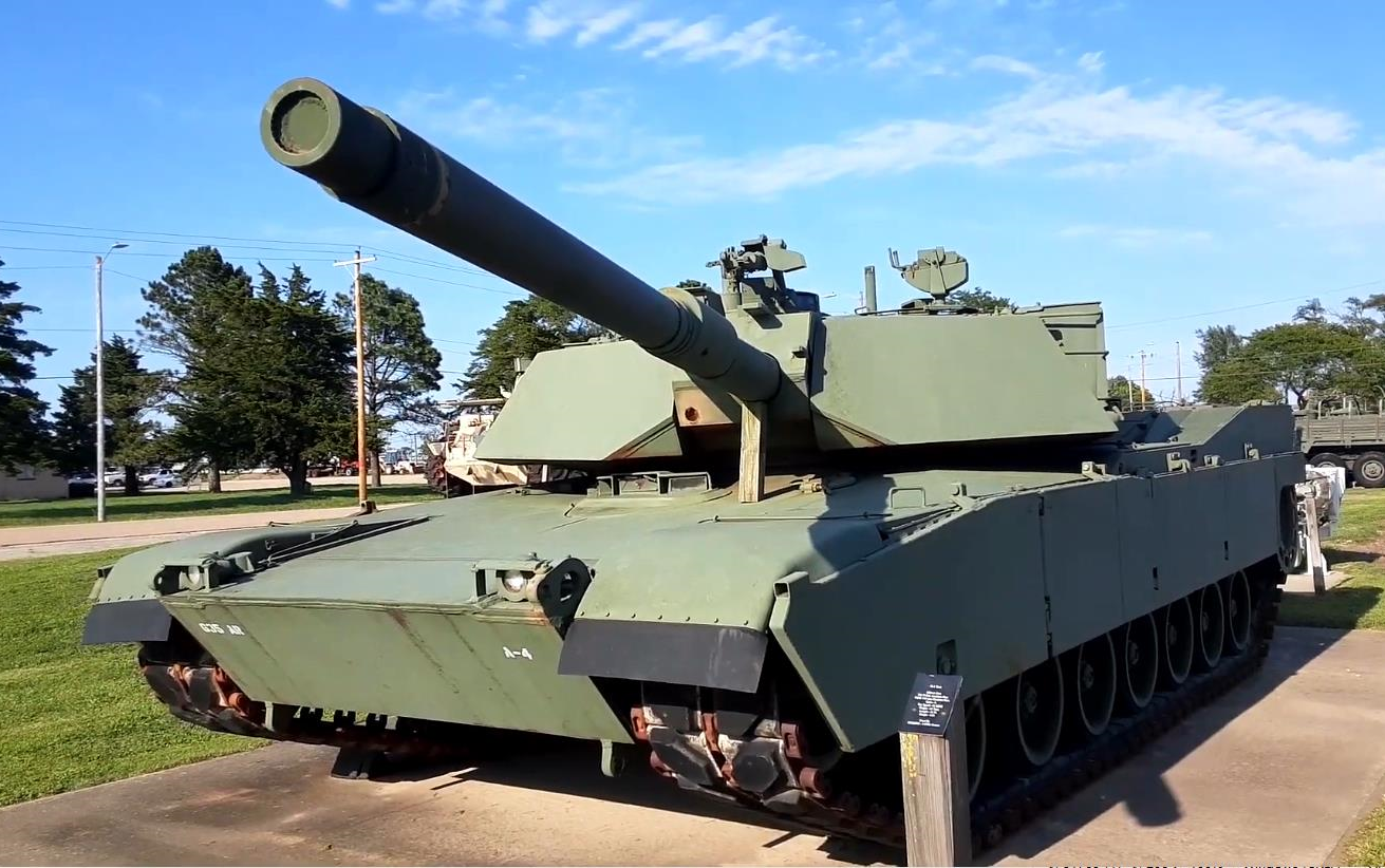 堪萨斯国民警卫队博物馆m1艾布拉姆斯主战坦克基本型l7105炮20208