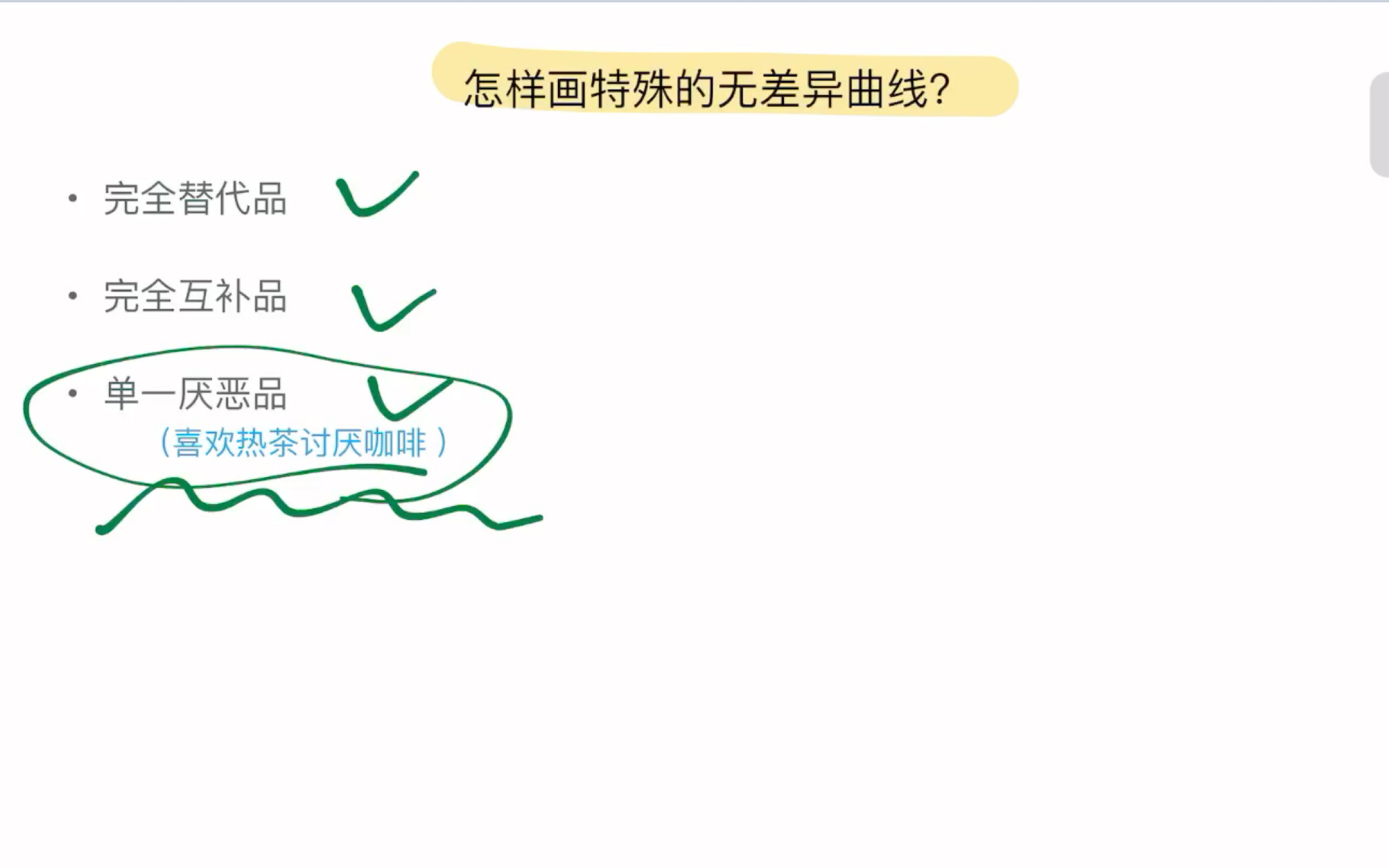 【喜茶恶咖啡】微观经济学无差异曲线的画法哔哩哔哩bilibili