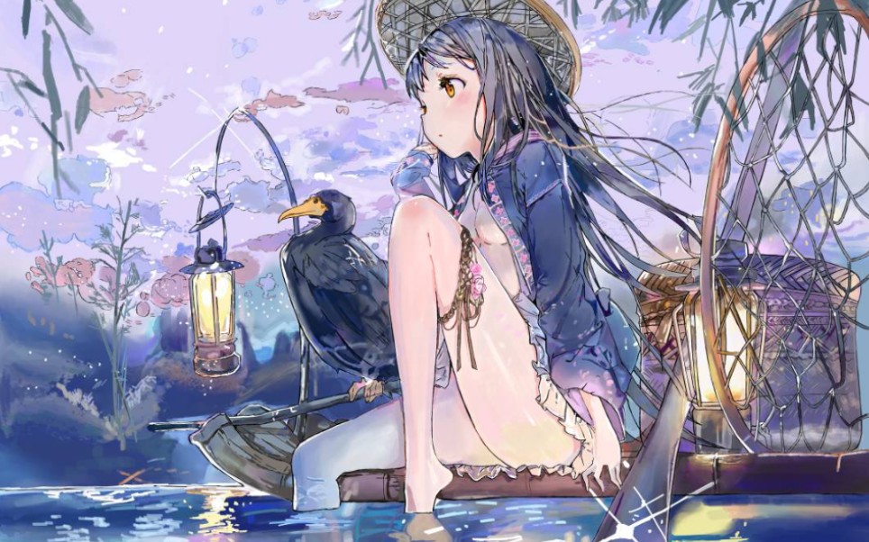 萌新板绘作死临摹amin老师的江南烧酒